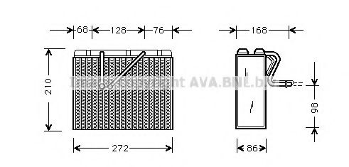 AVA QUALITY COOLING OLV301 Испаритель, кондиционер для CHEVROLET (Шевроле) AVA QUALITY COOLING OLV301 Испаритель, кондиционер для CHEVROLET (Шевроле)