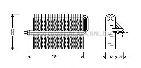 AVA QUALITY COOLING OLV344 Испаритель, кондиционер для CHEVROLET (Шевроле) AVA QUALITY COOLING OLV344 Испаритель, кондиционер для CHEVROLET (Шевроле)