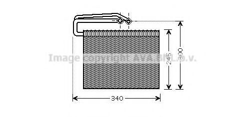 AVA QUALITY COOLING OLV399 Испаритель, кондиционер для CHEVROLET (Шевроле) AVA QUALITY COOLING OLV399 Испаритель, кондиционер для CHEVROLET (Шевроле)