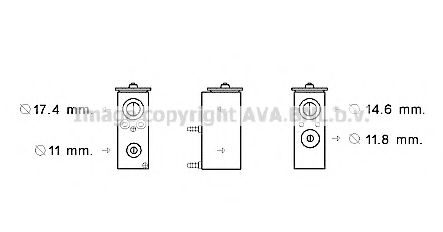 AVA QUALITY COOLING PE1383 Расширительный клапан, кондиционер для PEUGEOT 508 SW (Пежо 508 св) AVA QUALITY COOLING PE1383 Расширительный клапан, кондиционер для PEUGEOT 508 SW (Пежо 508 св)