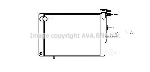 AVA QUALITY COOLING PE2006 Радиатор, охлаждение двигателя для PEUGEOT (Пежо) AVA QUALITY COOLING PE2006 Радиатор, охлаждение двигателя для PEUGEOT (Пежо)
