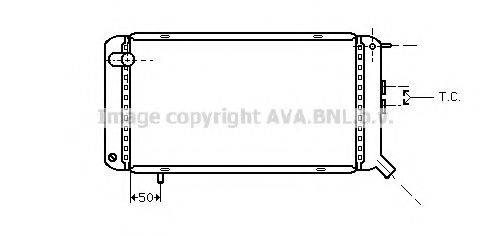 AVA QUALITY COOLING PE2029 Радиатор, охлаждение двигателя для PEUGEOT 305 II (Пежо 305 2) AVA QUALITY COOLING PE2029 Радиатор, охлаждение двигателя для PEUGEOT 305 II (Пежо 305 2)