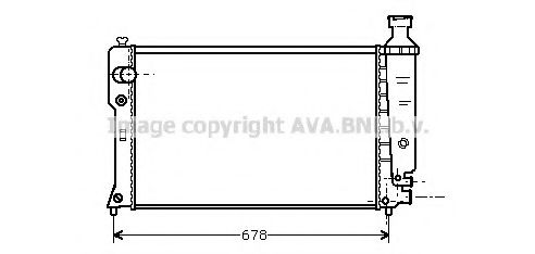 AVA QUALITY COOLING PE2068 Радиатор, охлаждение двигателя для PEUGEOT (Пежо) AVA QUALITY COOLING PE2068 Радиатор, охлаждение двигателя для PEUGEOT (Пежо)