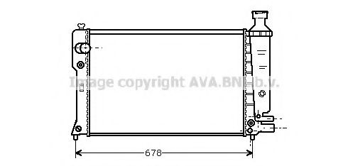 AVA QUALITY COOLING PE2097 Радиатор, охлаждение двигателя для PEUGEOT (Пежо) AVA QUALITY COOLING PE2097 Радиатор, охлаждение двигателя для PEUGEOT (Пежо)