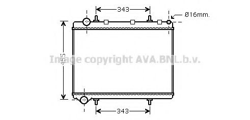 AVA QUALITY COOLING PE2259 Радиатор, охлаждение двигателя для CITROëN (Cитроëн) AVA QUALITY COOLING PE2259 Радиатор, охлаждение двигателя для CITROëN (Cитроëн)