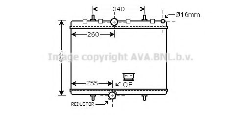 AVA QUALITY COOLING PE2314 Радиатор, охлаждение двигателя для PEUGEOT (Пежо) AVA QUALITY COOLING PE2314 Радиатор, охлаждение двигателя для PEUGEOT (Пежо)