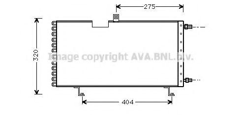 AVA QUALITY COOLING PE5158 Конденсатор, кондиционер для PEUGEOT (Пежо) AVA QUALITY COOLING PE5158 Конденсатор, кондиционер для PEUGEOT (Пежо)