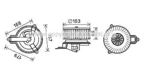 AVA QUALITY COOLING PE8391 Электродвигатель, вентиляция салона для PEUGEOT 306 (Пежо 306) AVA QUALITY COOLING PE8391 Электродвигатель, вентиляция салона для PEUGEOT 306 (Пежо 306)