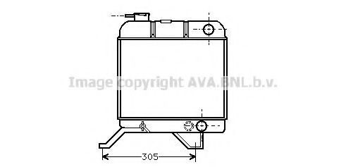 AVA QUALITY COOLING PEA2011 Радиатор, охлаждение двигателя для PEUGEOT (Пежо) AVA QUALITY COOLING PEA2011 Радиатор, охлаждение двигателя для PEUGEOT (Пежо)