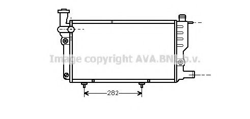 AVA QUALITY COOLING PEA2095 Радиатор, охлаждение двигателя для PEUGEOT 205 II (Пежо 205 2) AVA QUALITY COOLING PEA2095 Радиатор, охлаждение двигателя для PEUGEOT 205 II (Пежо 205 2)