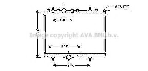 AVA QUALITY COOLING PEA2255 Радиатор, охлаждение двигателя для PEUGEOT 407 (Пежо 407) AVA QUALITY COOLING PEA2255 Радиатор, охлаждение двигателя для PEUGEOT 407 (Пежо 407)