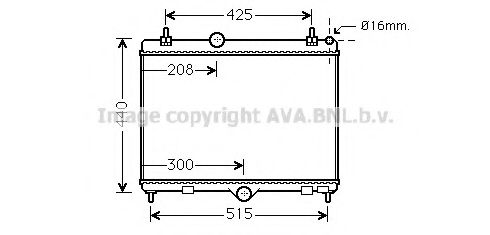 AVA QUALITY COOLING PEA2358 Радиатор, охлаждение двигателя для PEUGEOT (Пежо) AVA QUALITY COOLING PEA2358 Радиатор, охлаждение двигателя для PEUGEOT (Пежо)