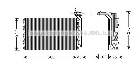 AVA QUALITY COOLING PEV010 Испаритель, кондиционер для CITROËN JUMPY (CитроËн Джампи) AVA QUALITY COOLING PEV010 Испаритель, кондиционер для CITROËN JUMPY (CитроËн Джампи)