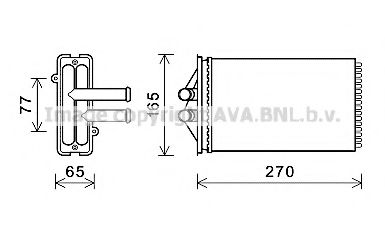 AVA QUALITY COOLING PRA6082 Теплообменник, отопление салона для PORSCHE CAYMAN (Порше Cаъман) AVA QUALITY COOLING PRA6082 Теплообменник, отопление салона для PORSCHE CAYMAN (Порше Cаъман)