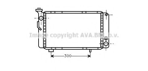 AVA QUALITY COOLING RT2009 Радиатор, охлаждение двигателя для RENAULT LE CAR (Рено Лэ cар) AVA QUALITY COOLING RT2009 Радиатор, охлаждение двигателя для RENAULT LE CAR (Рено Лэ cар)