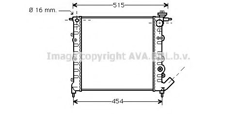 AVA QUALITY COOLING RT2041 Радиатор, охлаждение двигателя для RENAULT CLIO I (Рено Cлио и) AVA QUALITY COOLING RT2041 Радиатор, охлаждение двигателя для RENAULT CLIO I (Рено Cлио и)