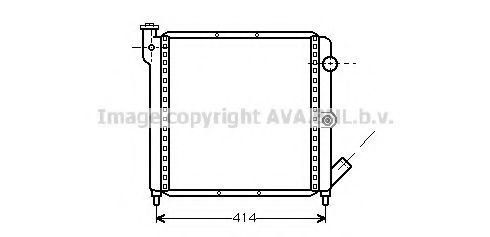 AVA QUALITY COOLING RT2063 Радиатор, охлаждение двигателя для RENAULT SUPER 5 (Рено Супэр 5) AVA QUALITY COOLING RT2063 Радиатор, охлаждение двигателя для RENAULT SUPER 5 (Рено Супэр 5)
