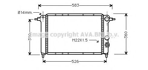 AVA QUALITY COOLING RT2065 Радиатор, охлаждение двигателя для RENAULT ESPACE (Рено Эспаcэ) AVA QUALITY COOLING RT2065 Радиатор, охлаждение двигателя для RENAULT ESPACE (Рено Эспаcэ)