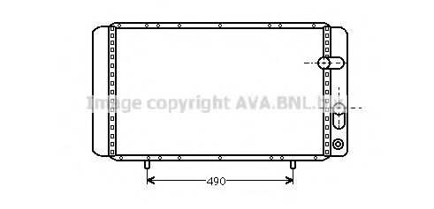 AVA QUALITY COOLING RT2084 Радиатор, охлаждение двигателя для RENAULT ESPACE (Рено Эспаcэ) AVA QUALITY COOLING RT2084 Радиатор, охлаждение двигателя для RENAULT ESPACE (Рено Эспаcэ)