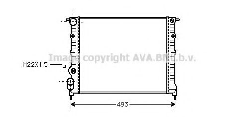 AVA QUALITY COOLING RT2118 Радиатор, охлаждение двигателя для RENAULT CLIO I (Рено Cлио и) AVA QUALITY COOLING RT2118 Радиатор, охлаждение двигателя для RENAULT CLIO I (Рено Cлио и)
