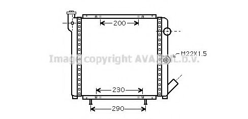 AVA QUALITY COOLING RT2377 Радиатор, охлаждение двигателя для RENAULT SUPER 5 (Рено Супэр 5) AVA QUALITY COOLING RT2377 Радиатор, охлаждение двигателя для RENAULT SUPER 5 (Рено Супэр 5)