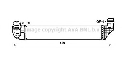 AVA QUALITY COOLING RT4614 Интеркулер 