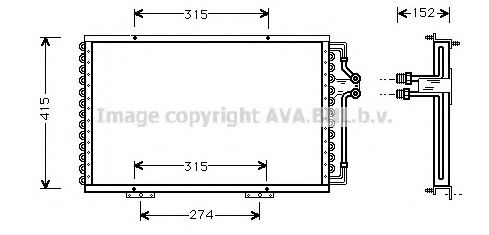 AVA QUALITY COOLING RT5214 Конденсатор, кондиционер для RENAULT ESPACE I (Рено Эспаcэ и) AVA QUALITY COOLING RT5214 Конденсатор, кондиционер для RENAULT ESPACE I (Рено Эспаcэ и)