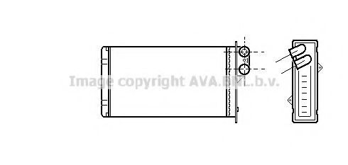 AVA QUALITY COOLING RT6161 Теплообменник, отопление салона для RENAULT SAFRANE (Рено Сафранэ) AVA QUALITY COOLING RT6161 Теплообменник, отопление салона для RENAULT SAFRANE (Рено Сафранэ)
