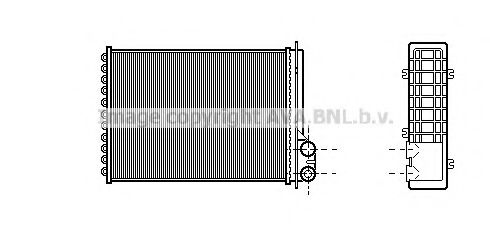 AVA QUALITY COOLING RT6205 Теплообменник, отопление салона для RENAULT ESPACE I (Рено Эспаcэ и) AVA QUALITY COOLING RT6205 Теплообменник, отопление салона для RENAULT ESPACE I (Рено Эспаcэ и)