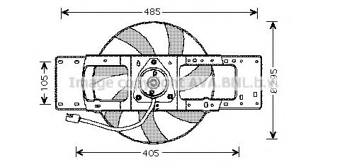 AVA QUALITY COOLING RT7528 Вентилятор, охлаждение двигателя для RENAULT LUTECIA I (Рено Лутэcиа и) AVA QUALITY COOLING RT7528 Вентилятор, охлаждение двигателя для RENAULT LUTECIA I (Рено Лутэcиа и)