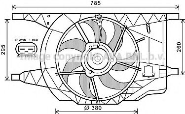 AVA QUALITY COOLING RT7546 Вентилятор, охлаждение двигателя для RENAULT LAGUNA II ER (Рено Лагуна 2 ер) AVA QUALITY COOLING RT7546 Вентилятор, охлаждение двигателя для RENAULT LAGUNA II ER (Рено Лагуна 2 ер)