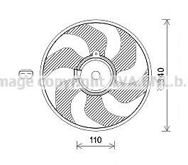 AVA QUALITY COOLING RT7567 Вентилятор, охлаждение двигателя для NISSAN (Ниссан) AVA QUALITY COOLING RT7567 Вентилятор, охлаждение двигателя для NISSAN (Ниссан)