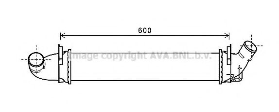 AVA QUALITY COOLING RTA4496 Интеркулер 