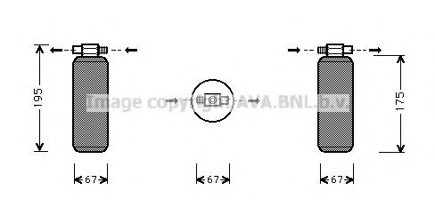 AVA QUALITY COOLING RTD015 Осушитель, кондиционер для RENAULT MASTER I (Рено Мастэр и) AVA QUALITY COOLING RTD015 Осушитель, кондиционер для RENAULT MASTER I (Рено Мастэр и)