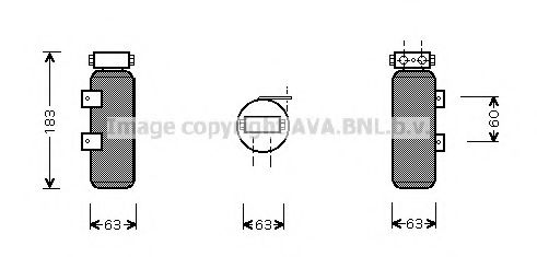 AVA QUALITY COOLING RTD287 Осушитель, кондиционер для RENAULT LUTECIA I (Рено Лутэcиа и) AVA QUALITY COOLING RTD287 Осушитель, кондиционер для RENAULT LUTECIA I (Рено Лутэcиа и)