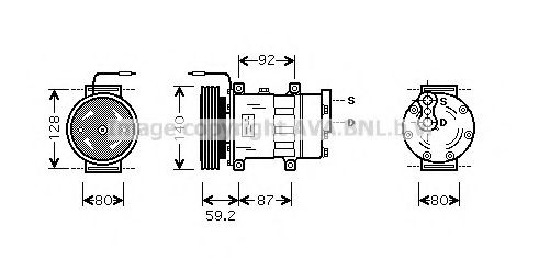 AVA QUALITY COOLING RTK324 Компрессор, кондиционер для RENAULT SAFRANE (Рено Сафранэ) AVA QUALITY COOLING RTK324 Компрессор, кондиционер для RENAULT SAFRANE (Рено Сафранэ)