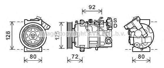 AVA QUALITY COOLING RTK489 Компрессор, кондиционер для RENAULT GRAND SCNIC III (Рено Гранд сценик 3) AVA QUALITY COOLING RTK489 Компрессор, кондиционер для RENAULT GRAND SCNIC III (Рено Гранд сценик 3)
