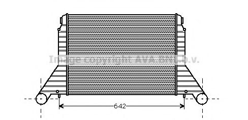 AVA QUALITY COOLING SB4024 Интеркулер 