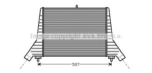 AVA QUALITY COOLING SB4029 Интеркулер 