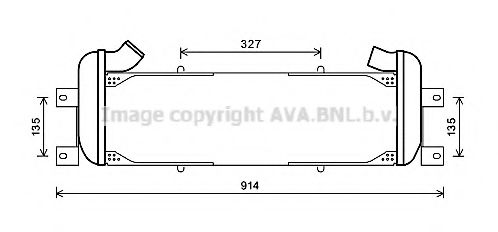 AVA QUALITY COOLING SC4032 Интеркулер 