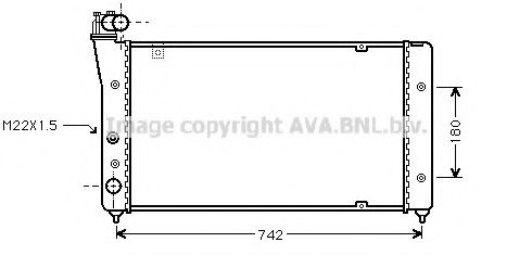 AVA QUALITY COOLING ST2030 Радиатор, охлаждение двигателя для SEAT TOLEDO (Сеат Толэдо) AVA QUALITY COOLING ST2030 Радиатор, охлаждение двигателя для SEAT TOLEDO (Сеат Толэдо)