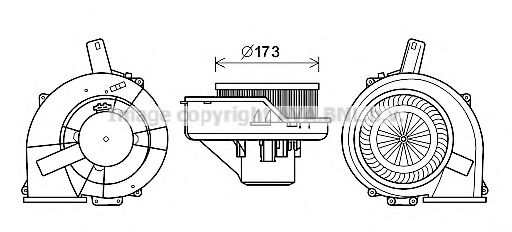 AVA QUALITY COOLING ST8046 Электродвигатель, вентиляция салона для VOLKSWAGEN (Фольксваген) AVA QUALITY COOLING ST8046 Электродвигатель, вентиляция салона для VOLKSWAGEN (Фольксваген)