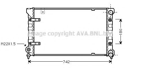 AVA QUALITY COOLING STA2019 Радиатор, охлаждение двигателя для SEAT TOLEDO (Сеат Толэдо) AVA QUALITY COOLING STA2019 Радиатор, охлаждение двигателя для SEAT TOLEDO (Сеат Толэдо)