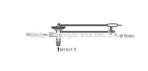 AVA QUALITY COOLING TO1684 Расширительный клапан, кондиционер для LEXUS LS (Лексус Лс) AVA QUALITY COOLING TO1684 Расширительный клапан, кондиционер для LEXUS LS (Лексус Лс)