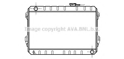 AVA QUALITY COOLING TO2073 Радиатор, охлаждение двигателя 