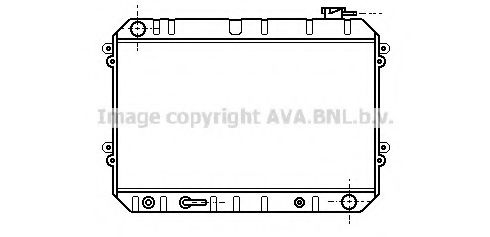 AVA QUALITY COOLING TO2074 Радиатор, охлаждение двигателя 