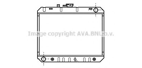 AVA QUALITY COOLING TO2083 Радиатор, охлаждение двигателя 
