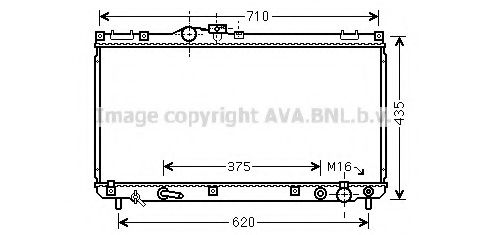 AVA QUALITY COOLING TO2556 Радиатор, охлаждение двигателя для LEXUS IS CROSS (Лексус Ис крос) AVA QUALITY COOLING TO2556 Радиатор, охлаждение двигателя для LEXUS IS CROSS (Лексус Ис крос)