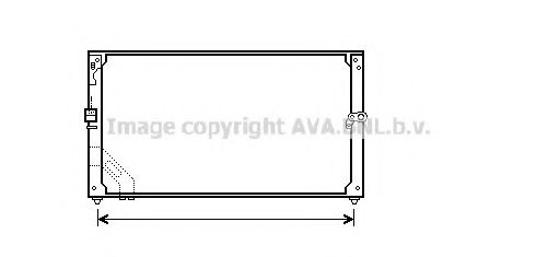AVA QUALITY COOLING TO5166 Конденсатор, кондиционер для TOYOTA COROLLA FX (Тойота/тоета Cоролла инфинити фх) AVA QUALITY COOLING TO5166 Конденсатор, кондиционер для TOYOTA COROLLA FX (Тойота/тоета Cоролла инфинити фх)