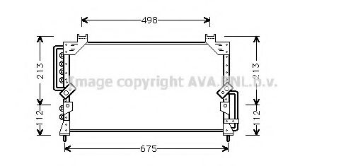 AVA QUALITY COOLING TO5191 Конденсатор, кондиционер для LEXUS ES (Лексус Эс) AVA QUALITY COOLING TO5191 Конденсатор, кондиционер для LEXUS ES (Лексус Эс)